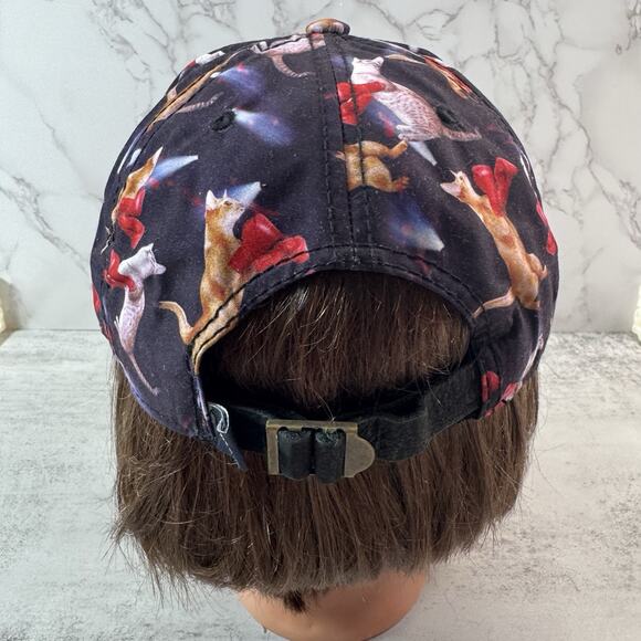 Original Chuck Boxing Cats Adjustable Cap Hat Leather Buckle - Picture 3 of 10